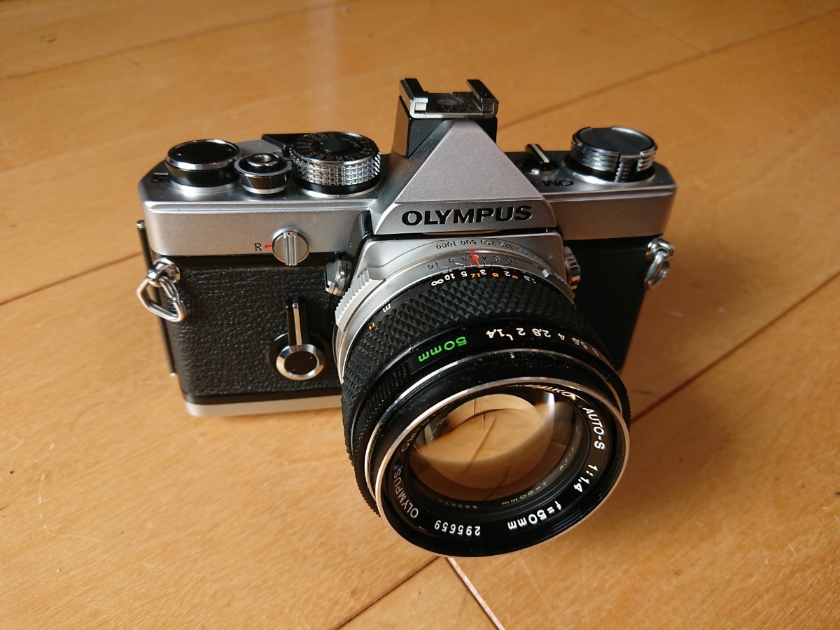 【完動品 腐食無し】Olympus オリンパス OM-1 50mm f/1.4 OM-1 50mm F1.4 プリズム腐食なし オリンパス OLYMPUS OM1 ズイコー