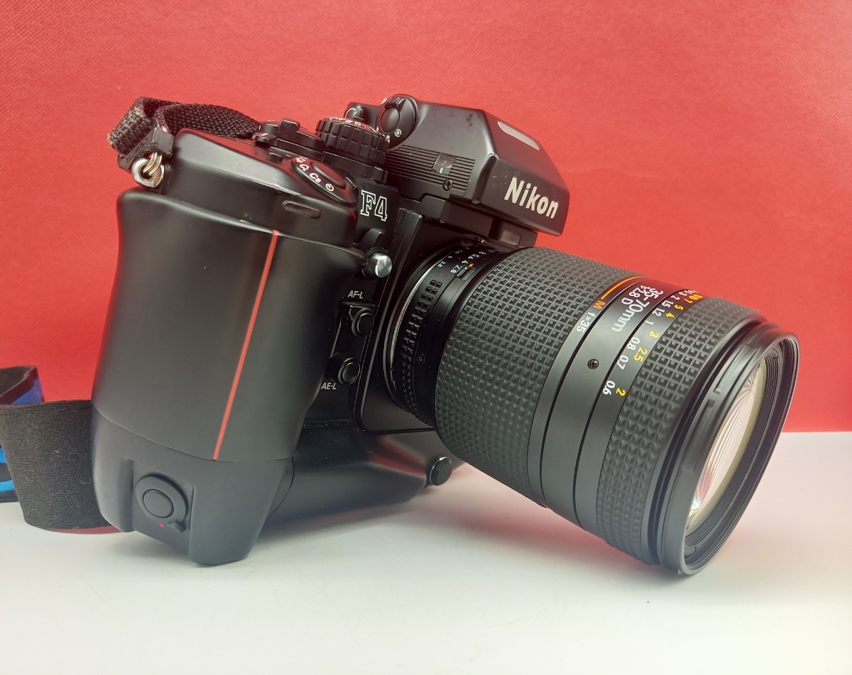 ■A Nikon F4 ボディ MB-21 AF NIKKOR 35-70mm F2.8 D レンズ 動作確認済 フィルム一眼レフカメラ ニコン_4