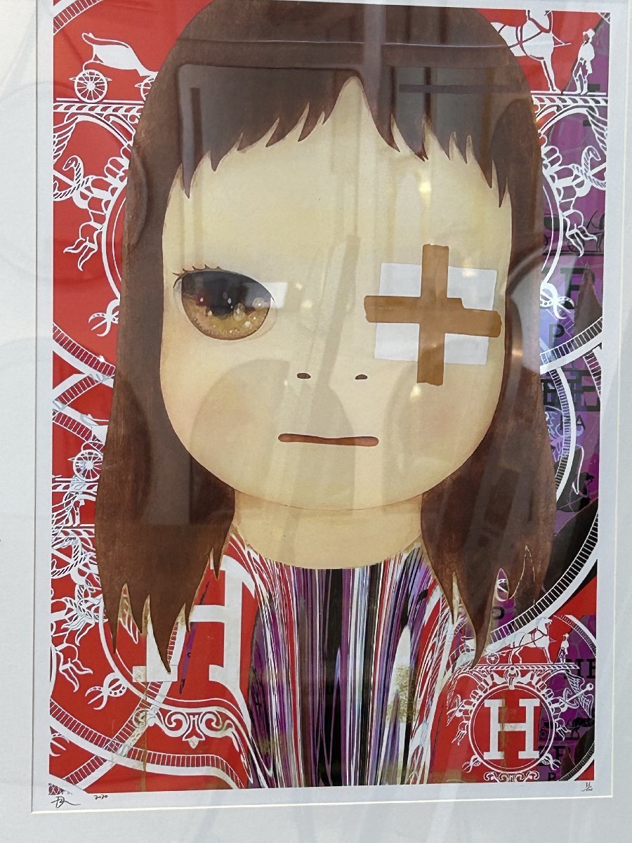 DEATH NYC 額付き 世界限定100枚 アートポスタ 奈良美智 NARA