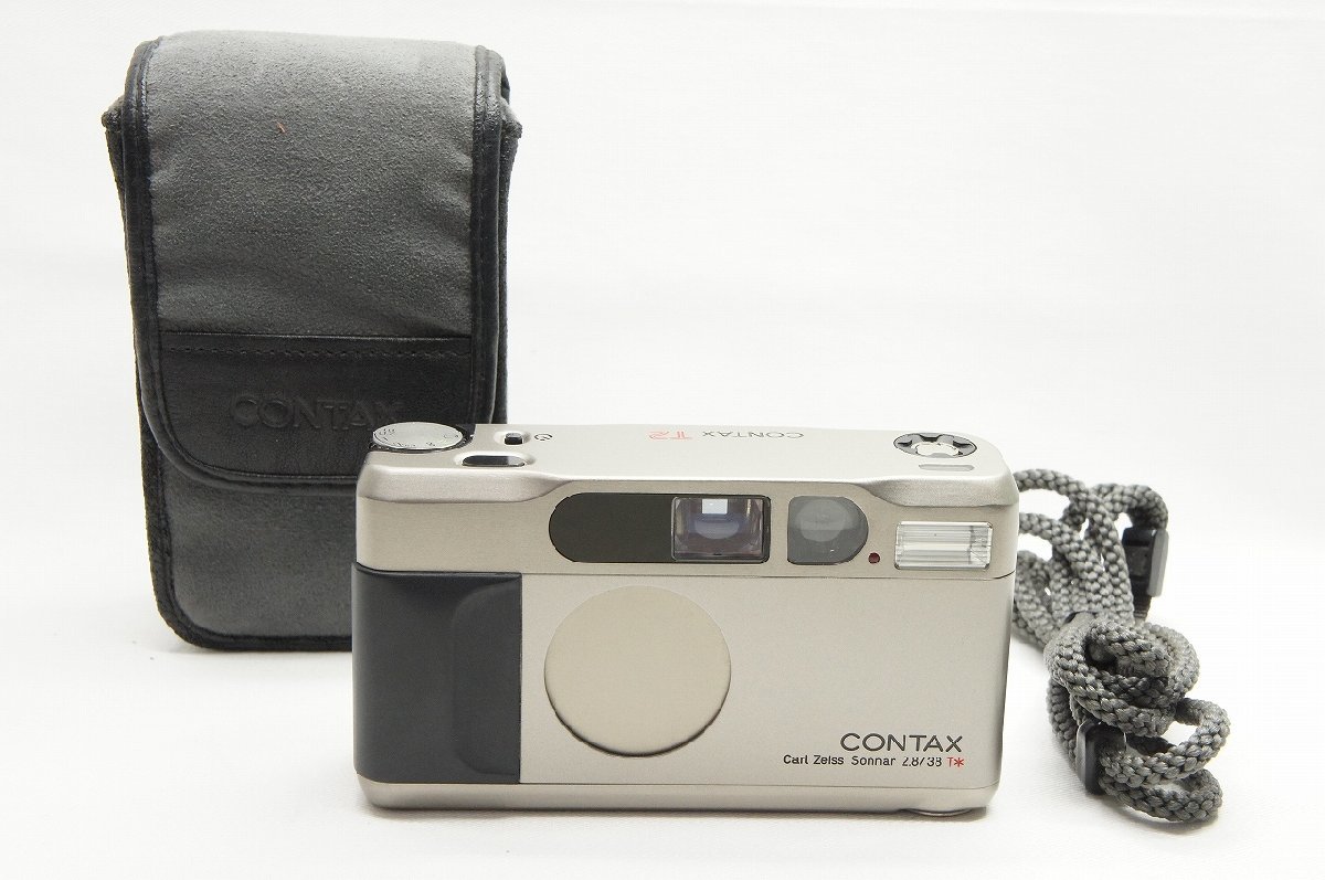 T2 CONTAX コンタックス D | ジャンク フィルムカメラ チタンシルバー