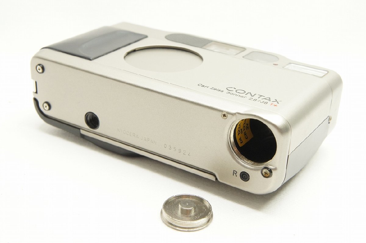 T2 CONTAX コンタックス D | ジャンク フィルムカメラ チタンシルバー