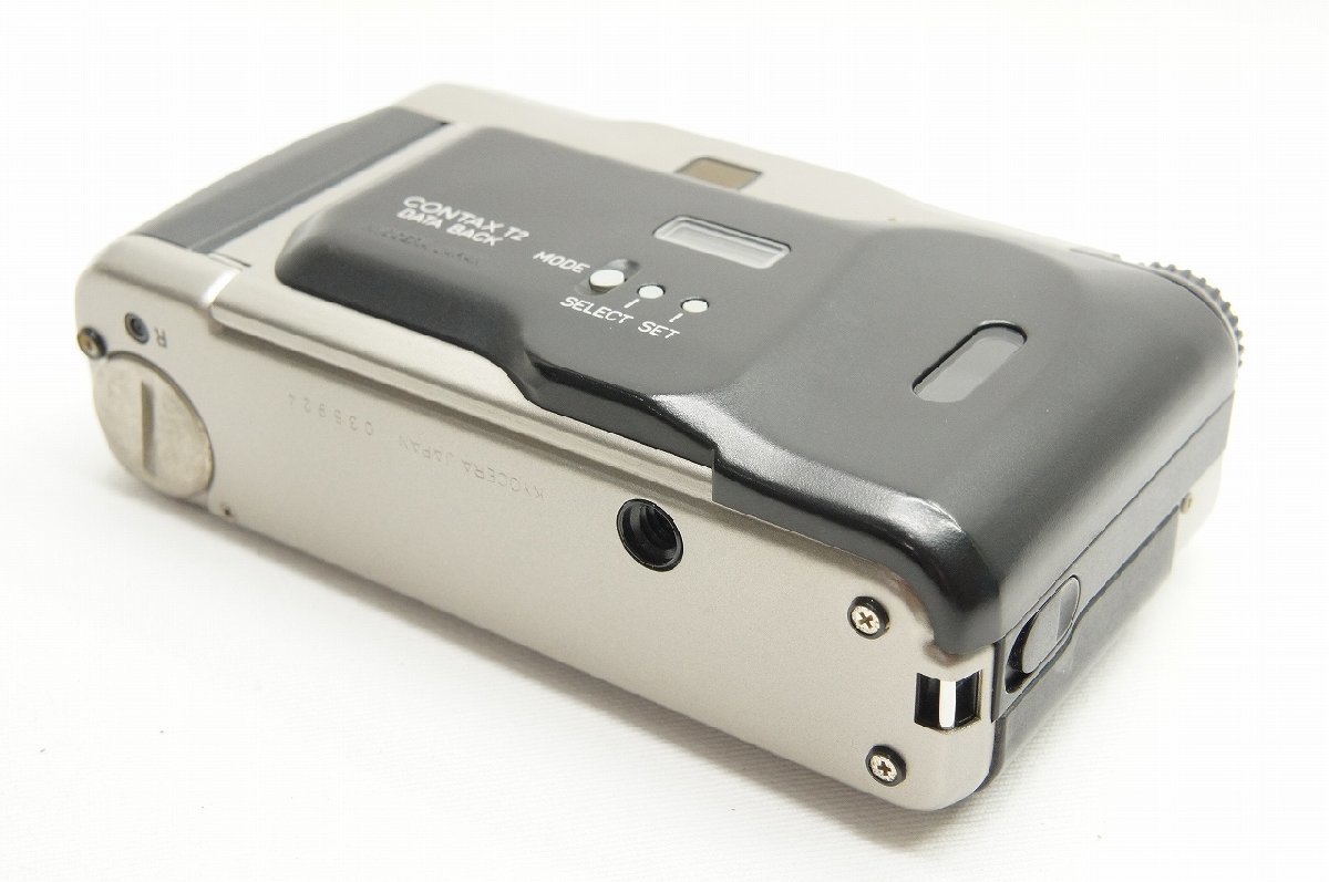 T2 CONTAX コンタックス D | ジャンク フィルムカメラ チタンシルバー