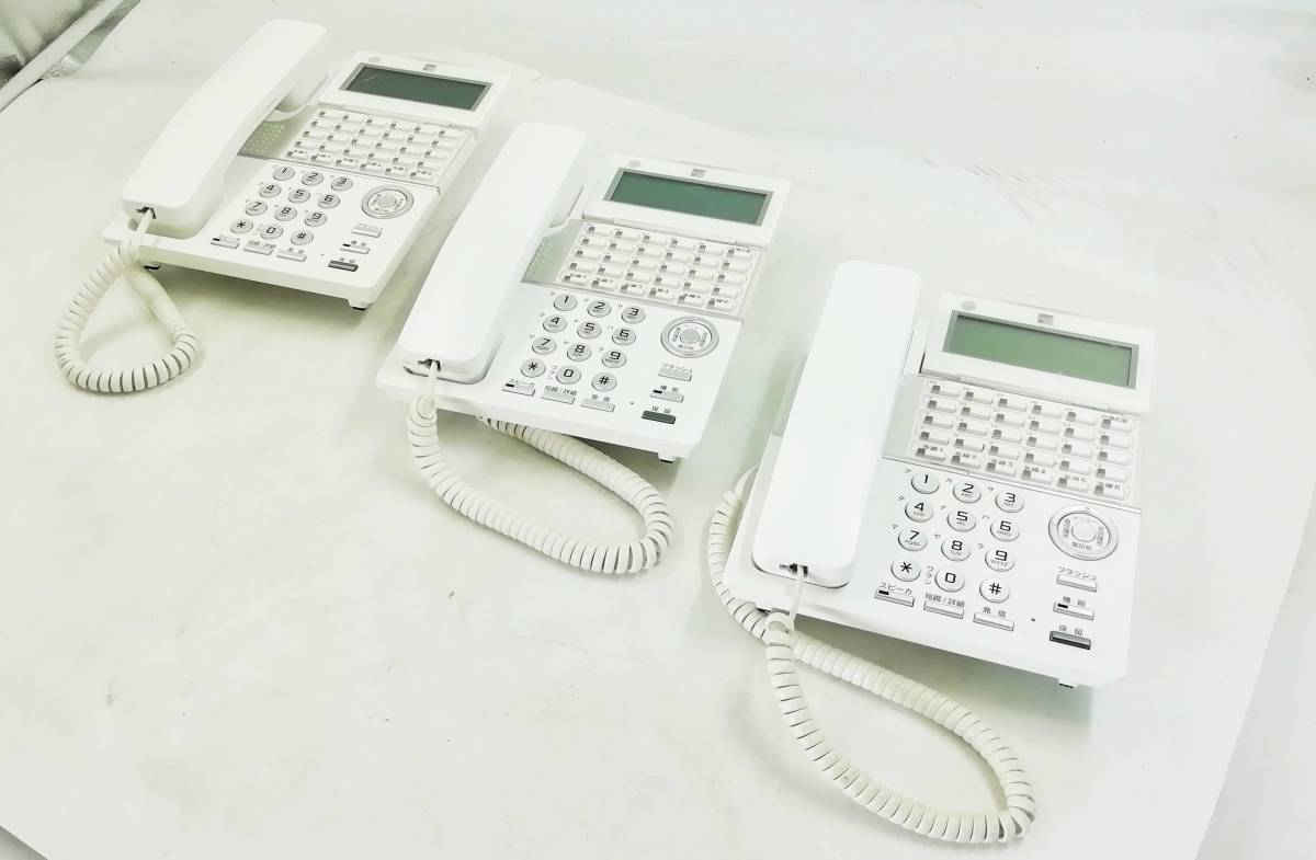 □サクサ/Saxa TD820(W) x3台セット 動作確認済 ビジネスホン 