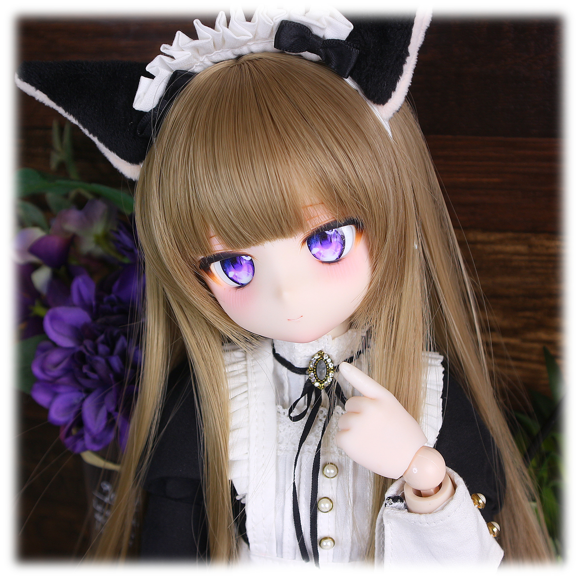 DDH-29 セミホワイト カスタムヘッド アイ付き MDD 老練
