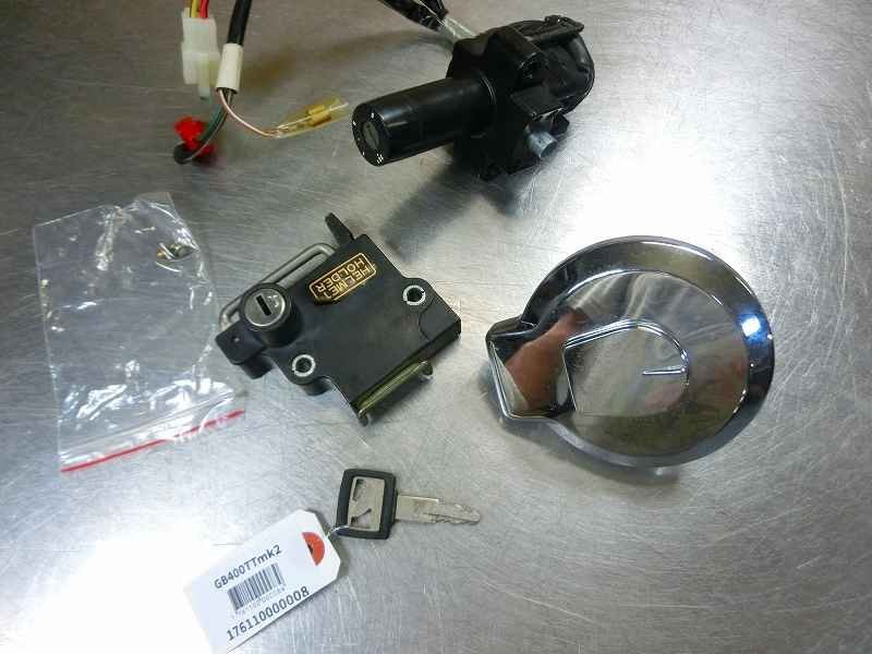 定番，人気セール GB400TT MK2 純正キー3点フルセット 綺麗 メインキー ガソリンタンクキャップ シートロック＆ヘルメットホルダー NC20(ホンダ用)｜売買されたオークション情報、yahooの商品情報をアーカイブ公 ホンダ用