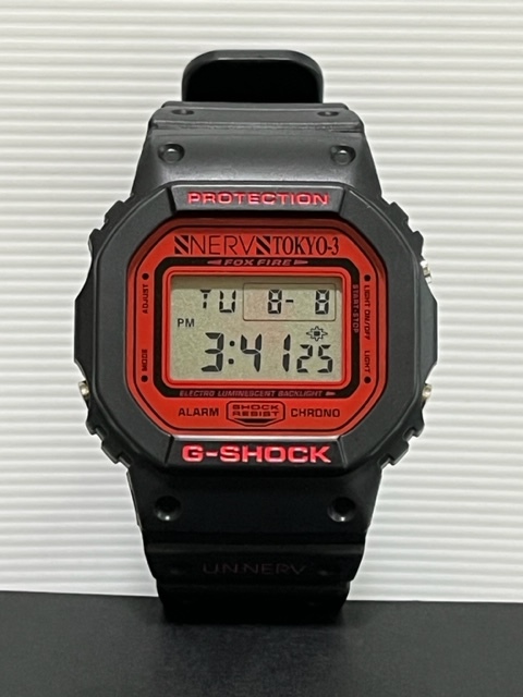 CASIO G-SHOCK DW-5600VT エヴァンゲリオン NERV ネルフモデル 