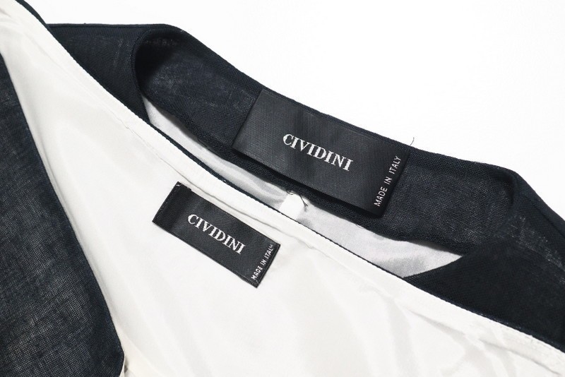 SME3419△イタリア製*CIVIDINI/チヴィディーニ*セットアップスーツ*麻 