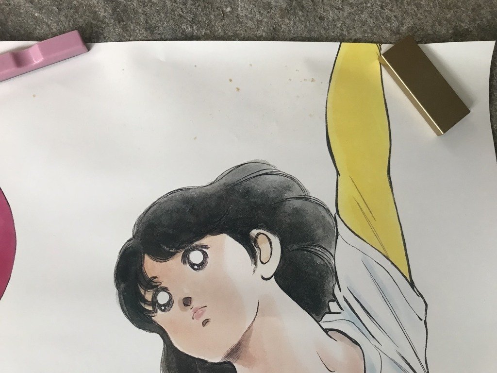 12 当時物 1986年 あだち充 タッチ カレンダー B2サイズ