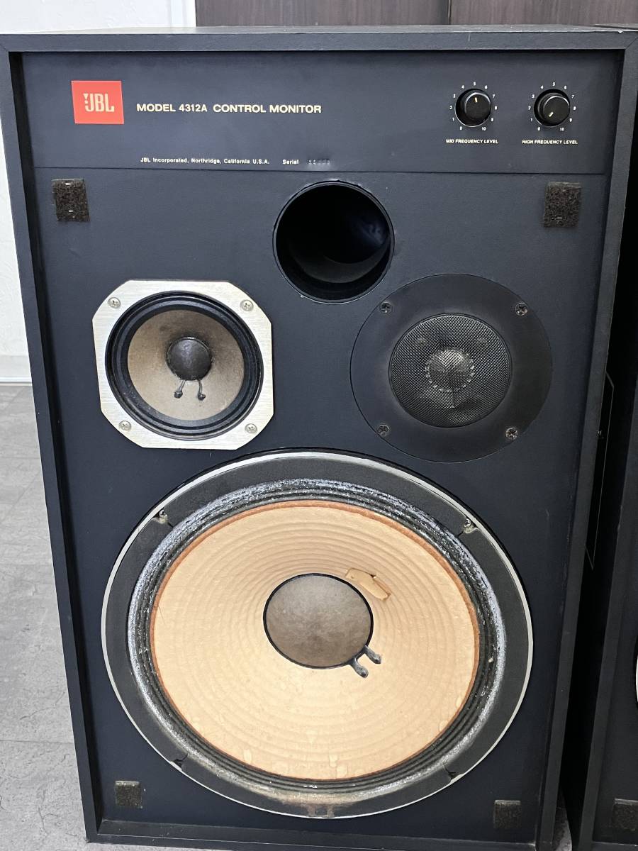 本物保証，正規品 E8-008a//【ジャンク品】JBL 4312A スピーカー 2台