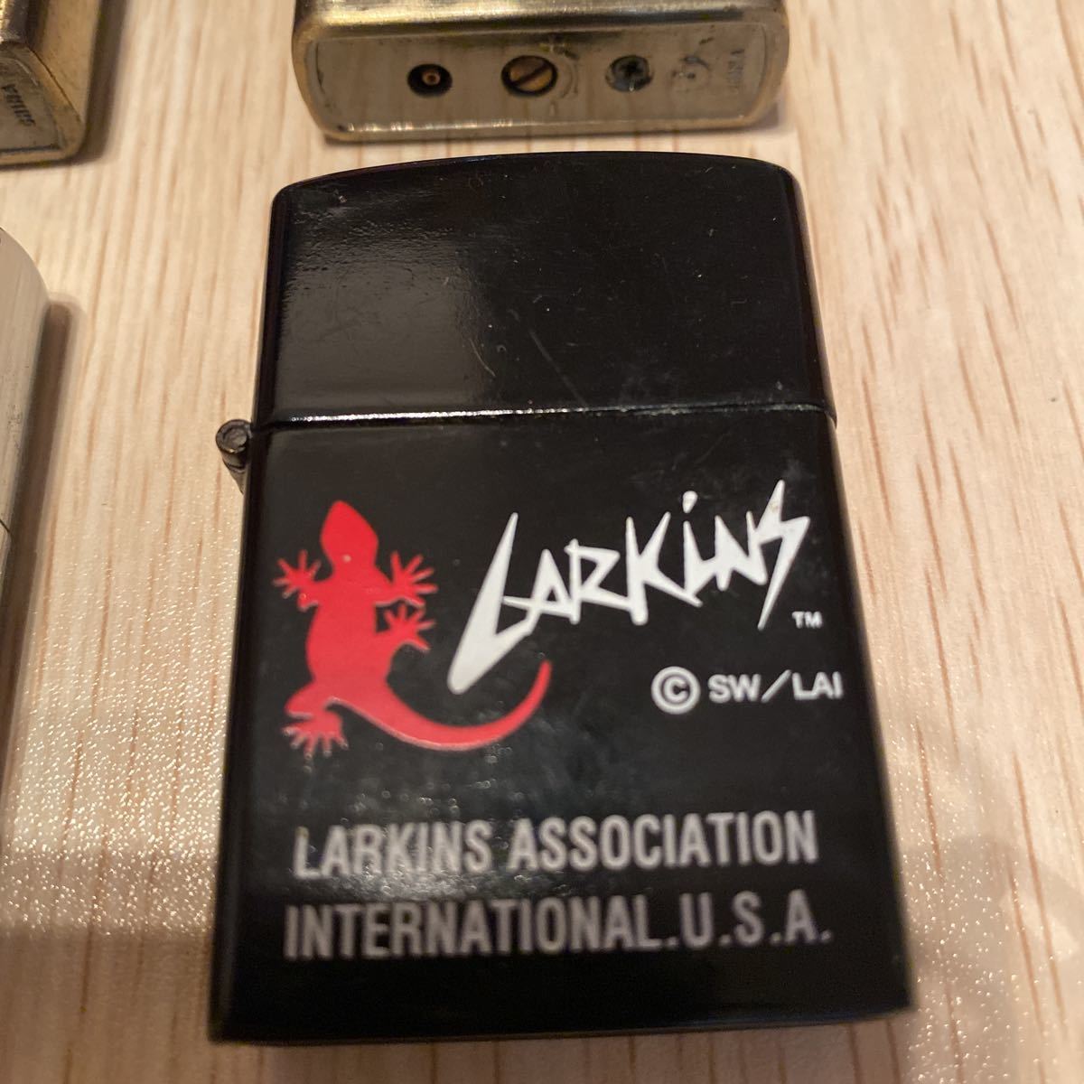 ZIPPO オイルライター まとめ売り ジッポーライター LARKINS 4点セット 
