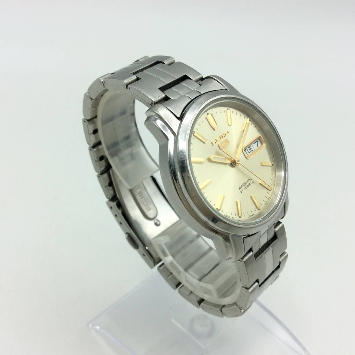 時計 SEIKO セイコー5 7S26-03S0 21石 オートマチック 自動巻き 裏スケ