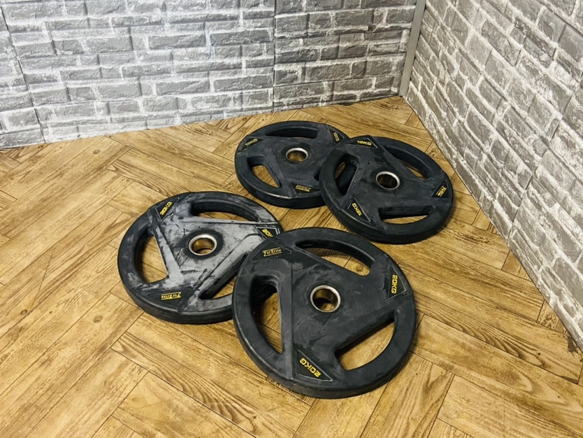 Fit Elite オリンピックプレートセット 20kg×2/15kg×2/計70kg 穴径50mm