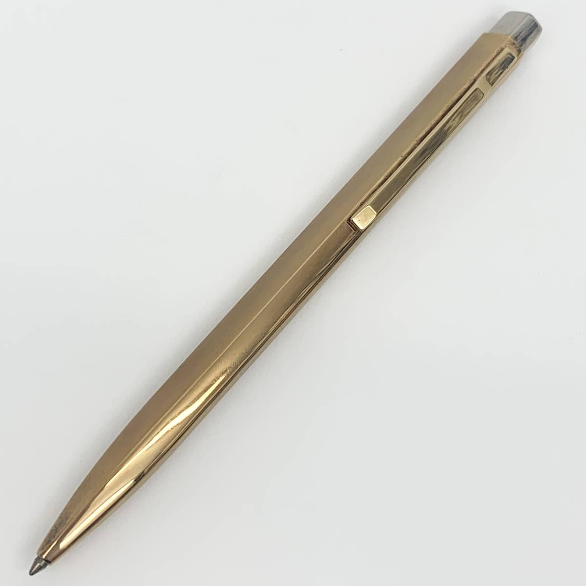 1円~! Mont Blanc レオナルド ゴールド ボールペン ノック式