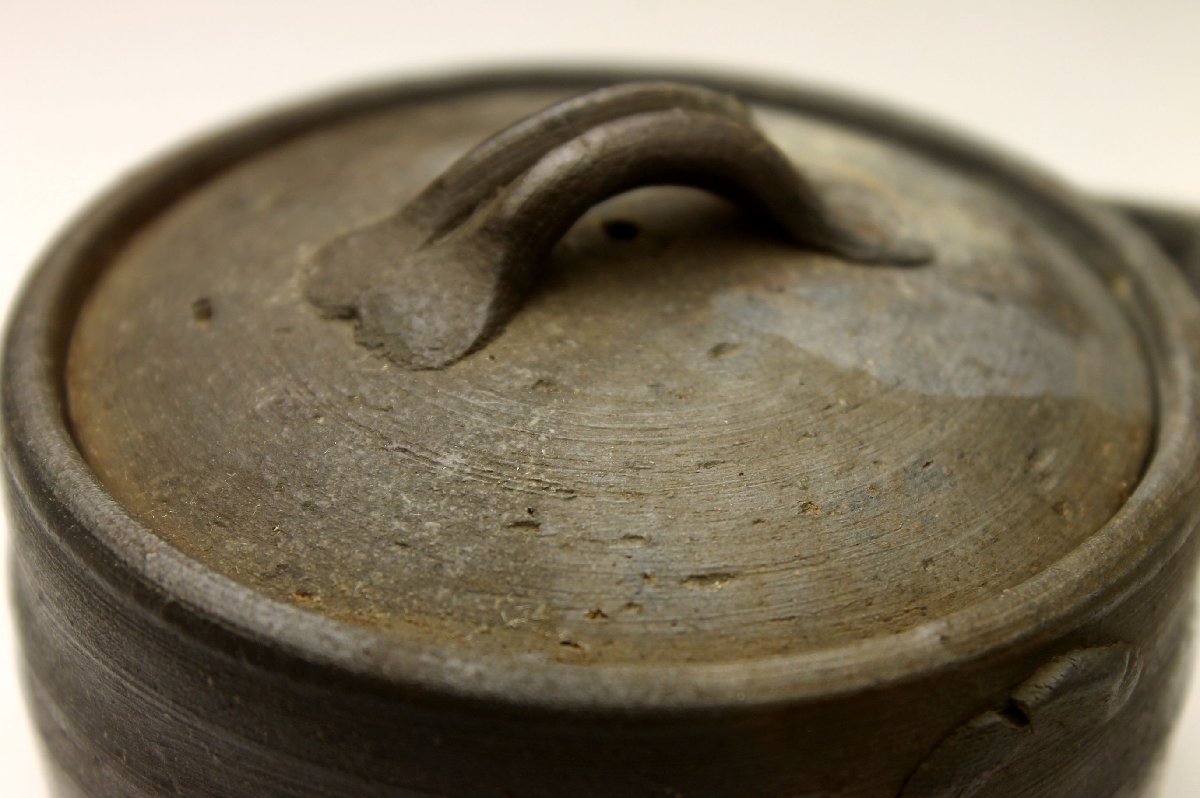 余韻】 名工作 備前焼 宝瓶 在銘 急須 煎茶器 煎茶道具 煎茶 無傷美