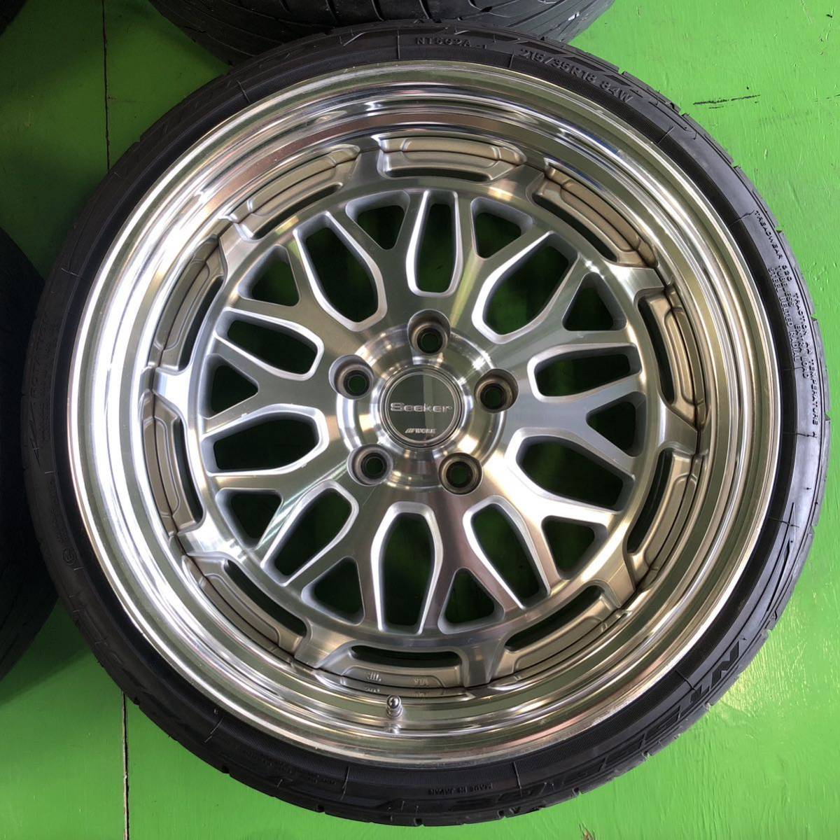 WORK SEEKER GX とろける 8.5j 215/40/17 タイヤホイールセット