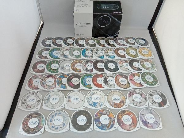 ジャンク PSPソフト53本+PSP本体(PSP-3000)セット ダブり有り