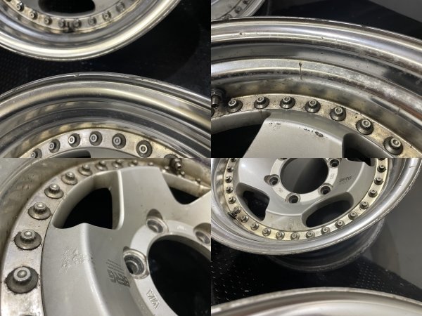 BS BRIDGESTONE BERG ベルグ 社外ホイール 15インチ 4本 8J6HPCD139.7 