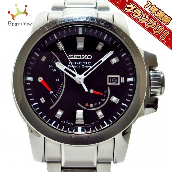 SEIKO(セイコー) 腕時計 5D44-0AB0 メンズ 黒