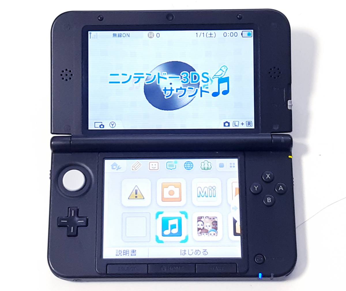 Nintendo 3DS LL しつこい 青色 本体 動作確認済み 
