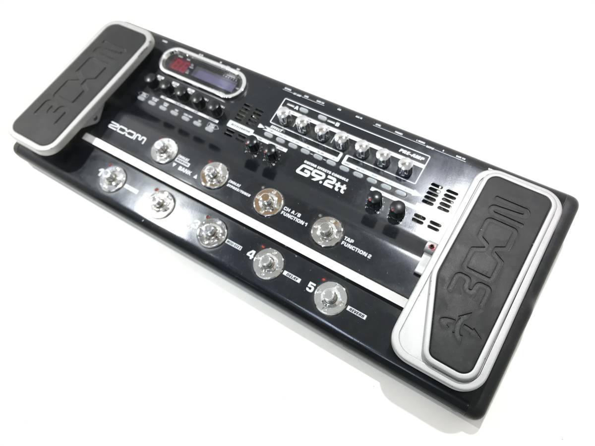 1円スタート+消費税 ZOOM Guitar Effects Console G9.2tt アダプター欠