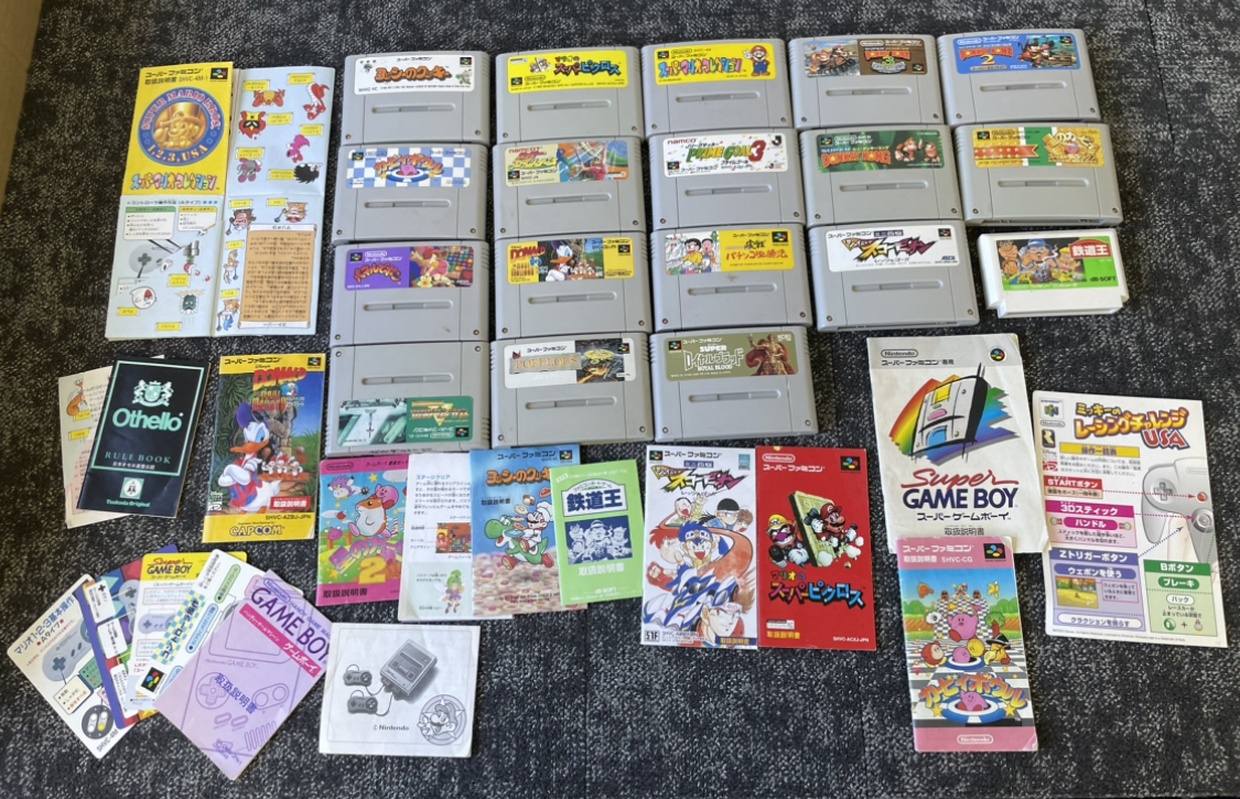 1000円スタート スーパーファミコンソフト など スーパーマリオコレクション ドンキーコング カービィー ゼルダの伝説 等