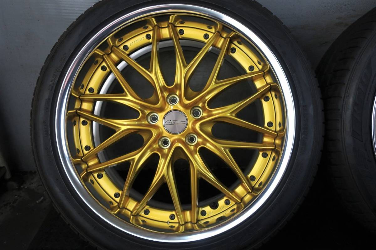 WORK シュヴァート クヴェル 20×9.5J +40 O PCD114.3/5H 255/40R20 