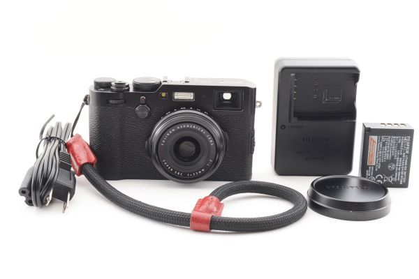 #c177★極上美品★ フジフィルム FUJIFILM X100F ブラック シャッター数800枚以下