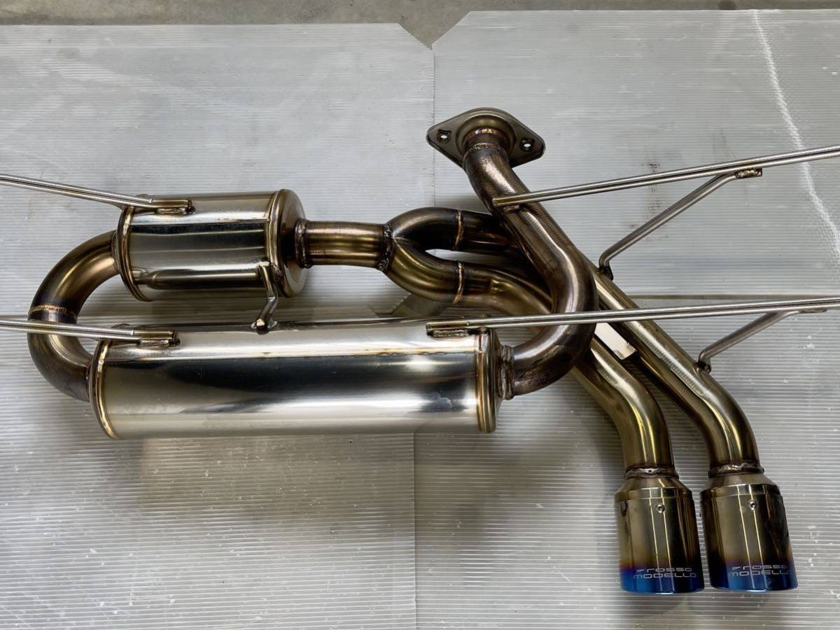 ロッソモデロ　2本出し　ND5R ロードスター　1.5リッター　MT ロードスター　前期　車検対応品　送料無料