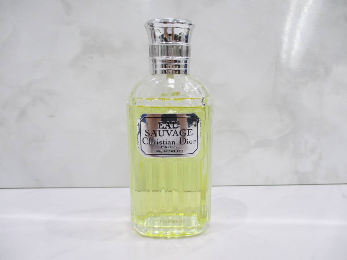 【8-100】残量多 Chrustian Dior クリスチャンディオール EAU SAUVAGE オーソバージュ 香水 120g