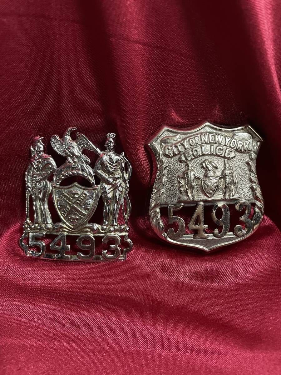 NYPD セカンド Police Officerバッジセット ニューヨーク市警 【公式通販】