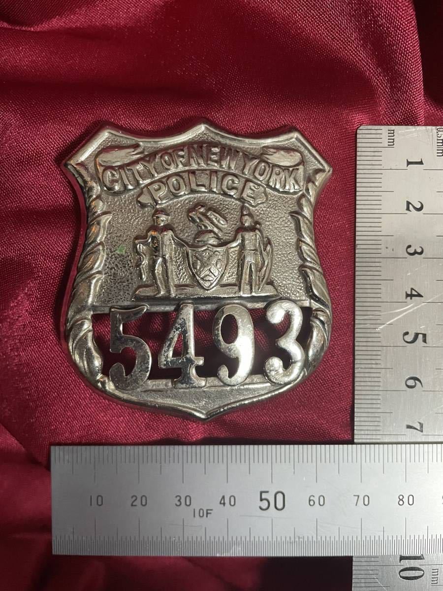 NYPD セカンド Police Officerバッジセット ニューヨーク市警 【公式通販】