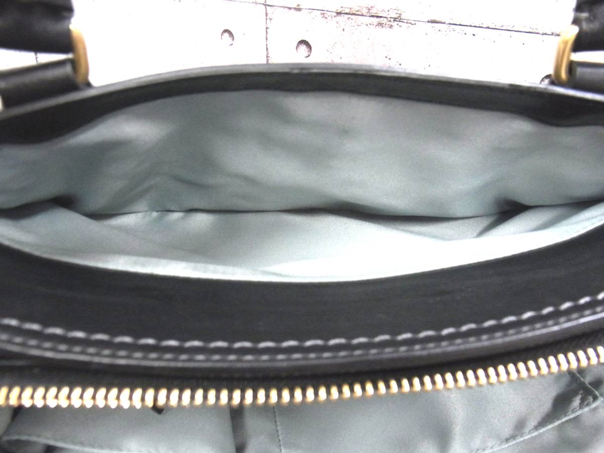 美品 COACH コーチ ハンドバック ブラック K0771-11540 レディース 