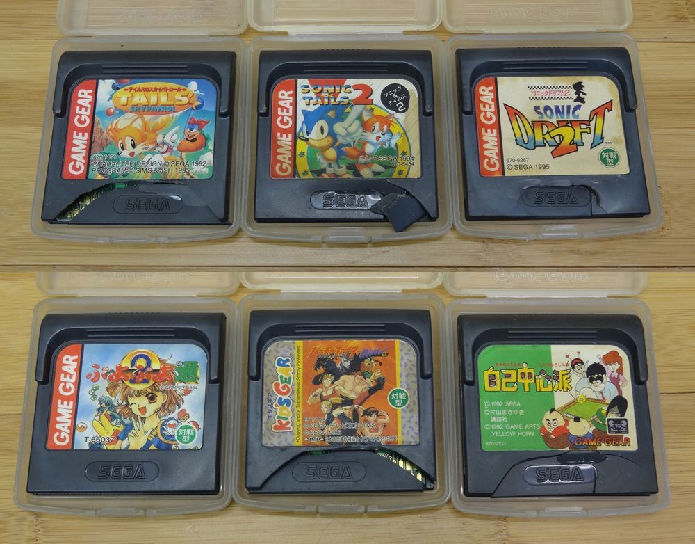 SEGAゲームギア本体(ジャンク品)ソフト7本セット 【公式通販】