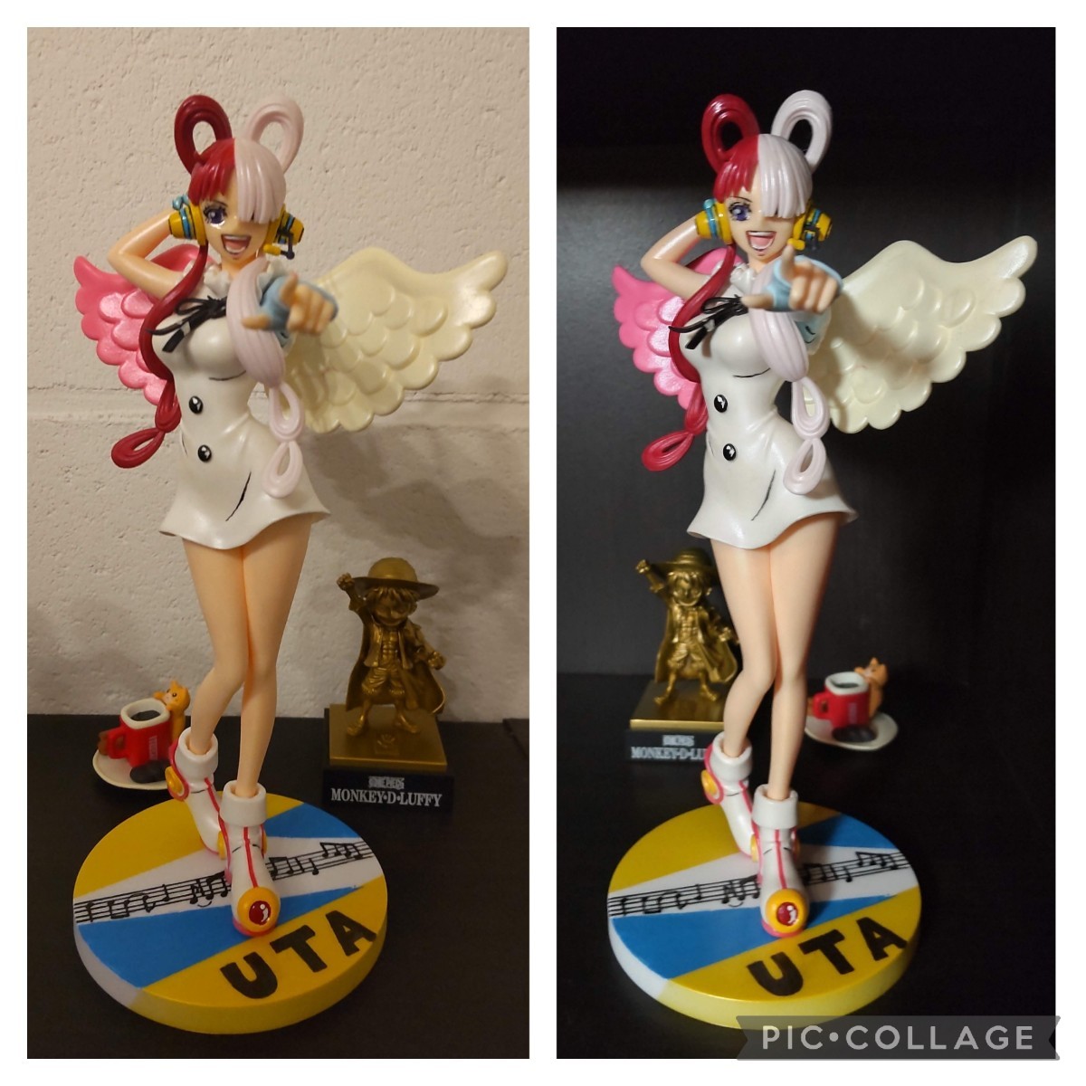 1円〜 ONE PIECE ウタ GLITTER＆GLAMOURS フィギュア リペイント 顔