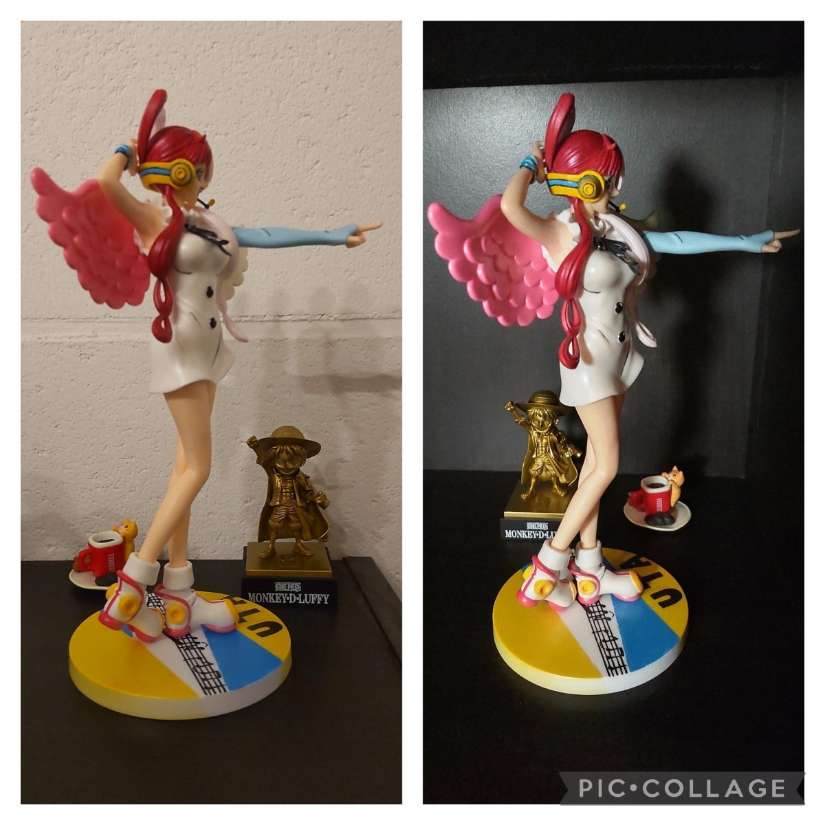 1円〜 ONE PIECE ウタ GLITTER＆GLAMOURS フィギュア リペイント 顔