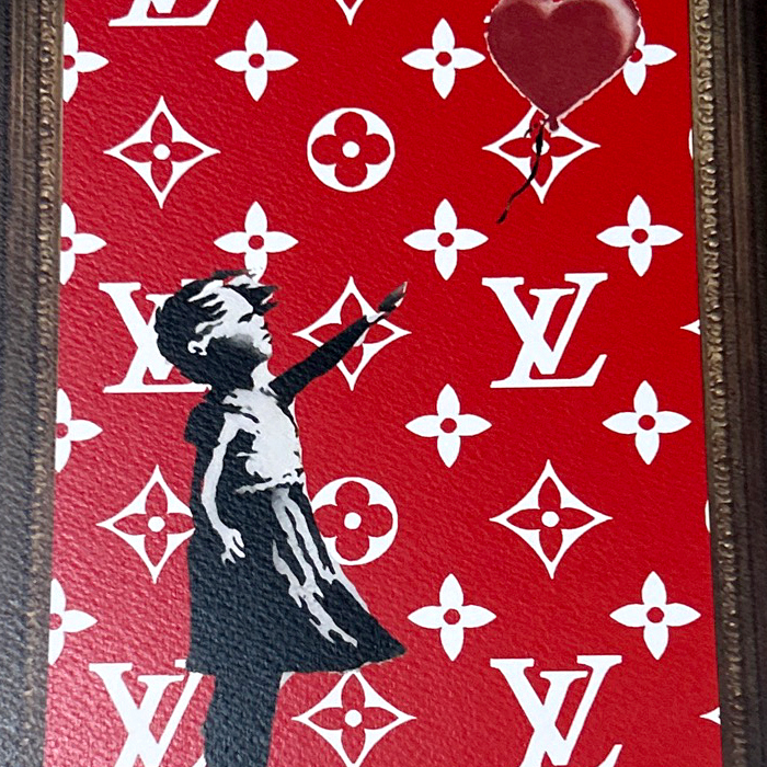 DEATH NYC Banksy バンクシー「風船と少女」ルイヴィトン DEATH NYC Banksy バンクシー「風船と少女」ルイヴィトン