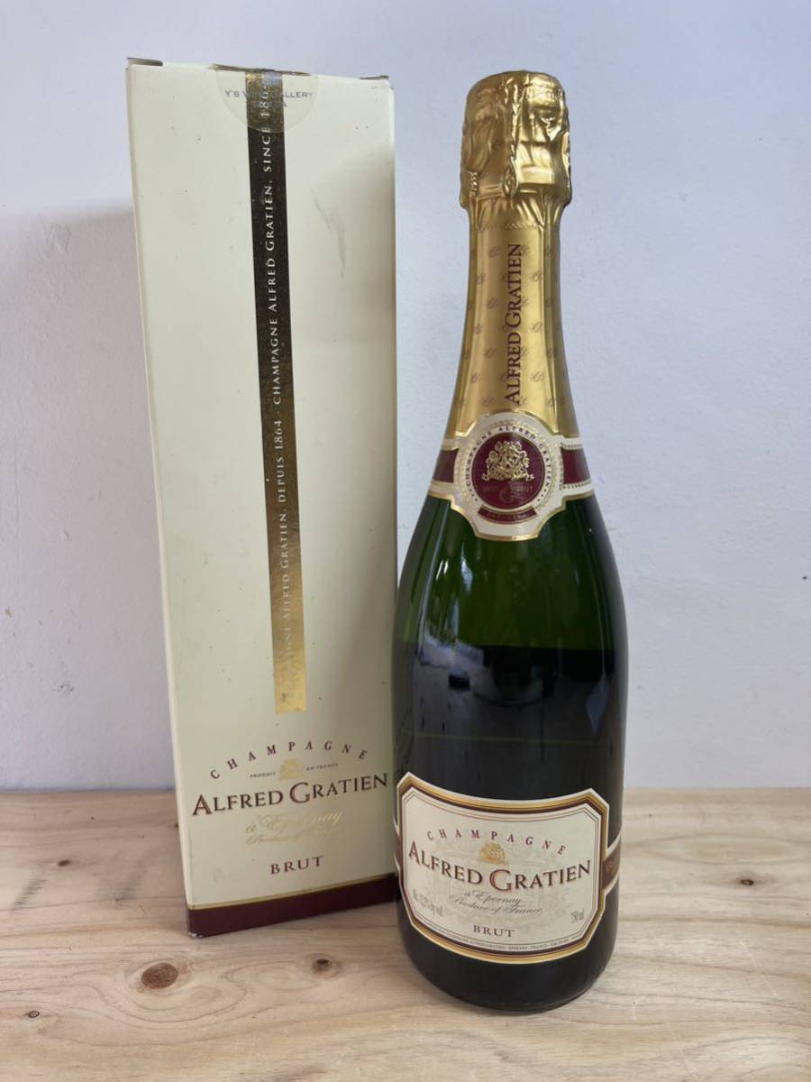 【未開栓】シャンパン CHAMPAGNE シャンパーニュ ALFRED GRATIEN アルフレッドグラシアン 750ml フランス 長期保管品 古酒 80サイズ