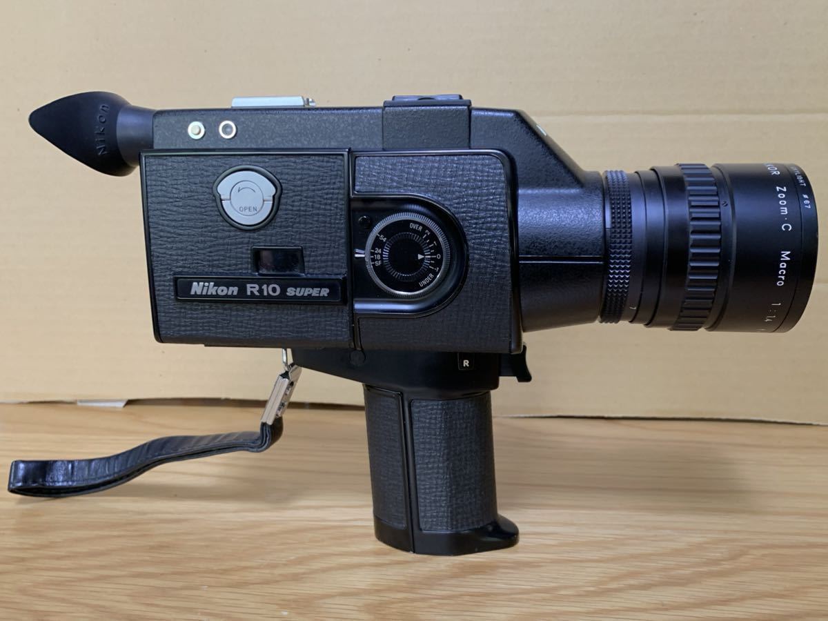 □Nikon ニコン R10 SUPER スーパーズーム 8㎜ フィルムカメラ 純正