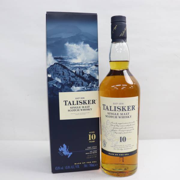 1円～ TALISKER（タリスカー）10年 旧 マップラベル 45.8％ 700ml
