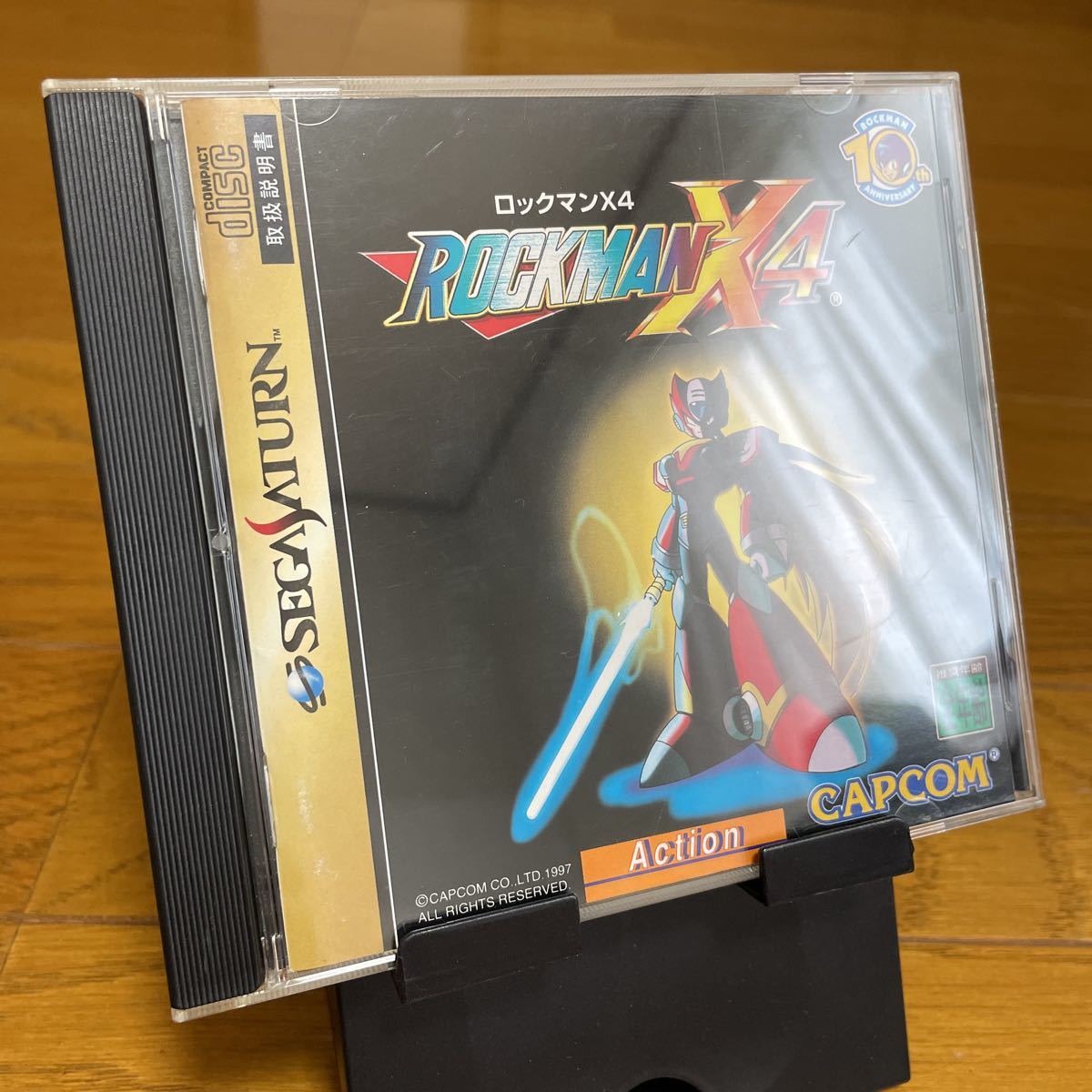 帯 ハガキ付】ロックマンX4 セガサターン CAPCOM セガサターン