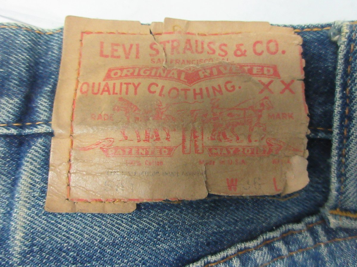 1000円 リーバイス Levi's 66前期 501 USA製 赤耳 ビンテージ 1000円 リーバイス Levi's 66前期 501 USA製 赤耳 ビンテージ