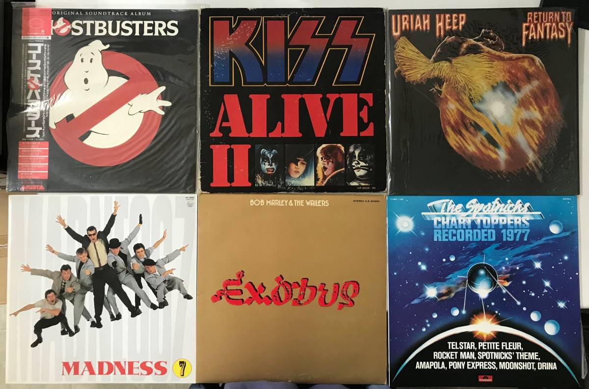 【洋楽 ロック ポップス】71タイトル セット レコード まとめて □□洋楽ロック、ポップスのLP60枚まとめてセット LP レコード 60枚 CD