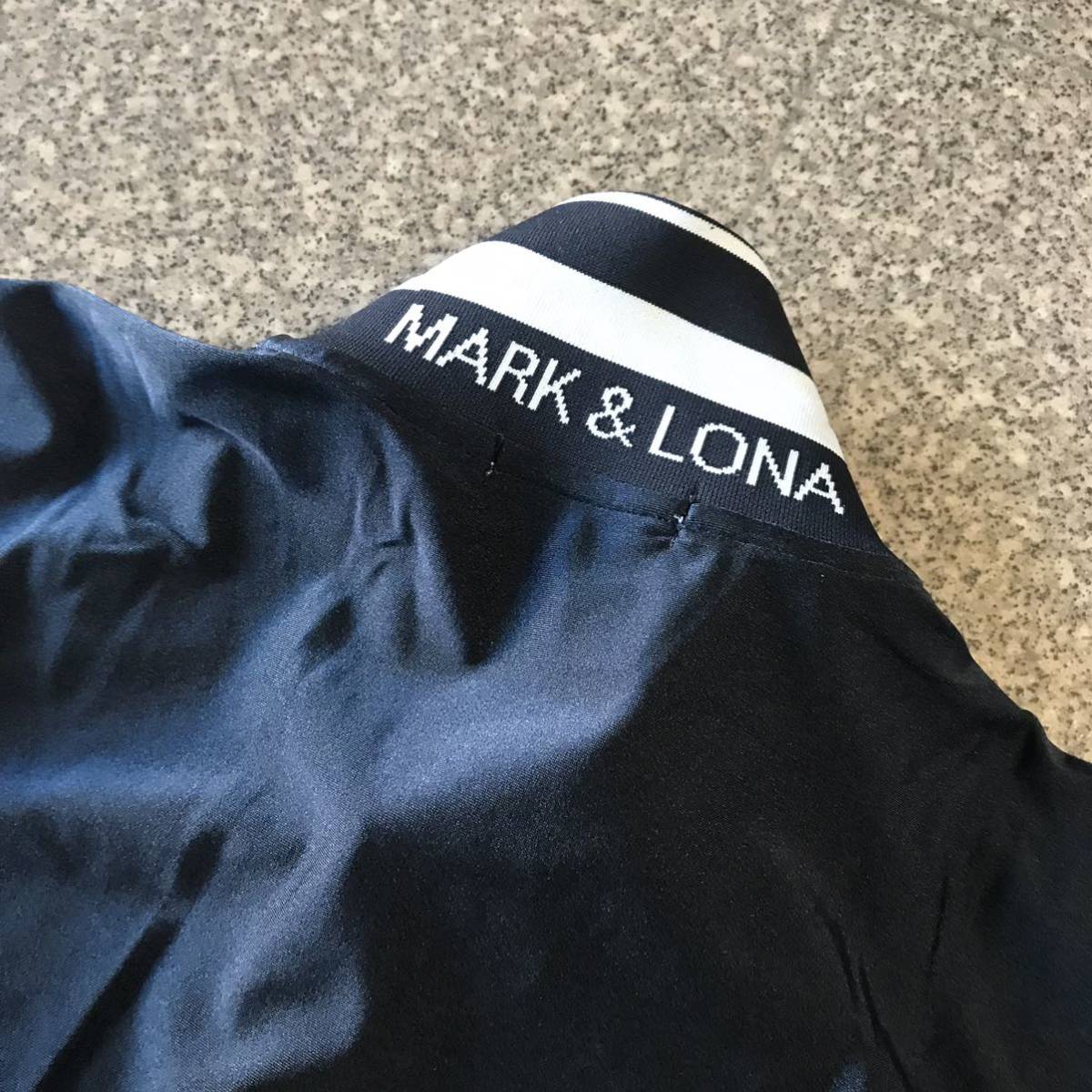 MARK&LONA ブラックポロ MARK LONA & MARK&LONA 超美品 通販