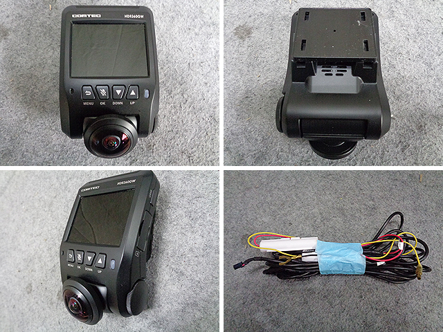 COMTEC コムテックHDR360GW 全天周 ドライブレコーダー 【公式通販】