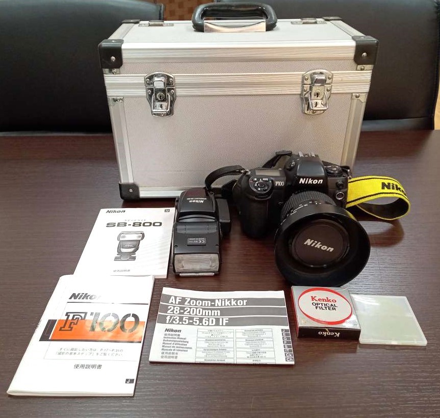 9088 【Nikon/ニコン/動作未確認】 フィルムカメラ F100 ボディ レンズ