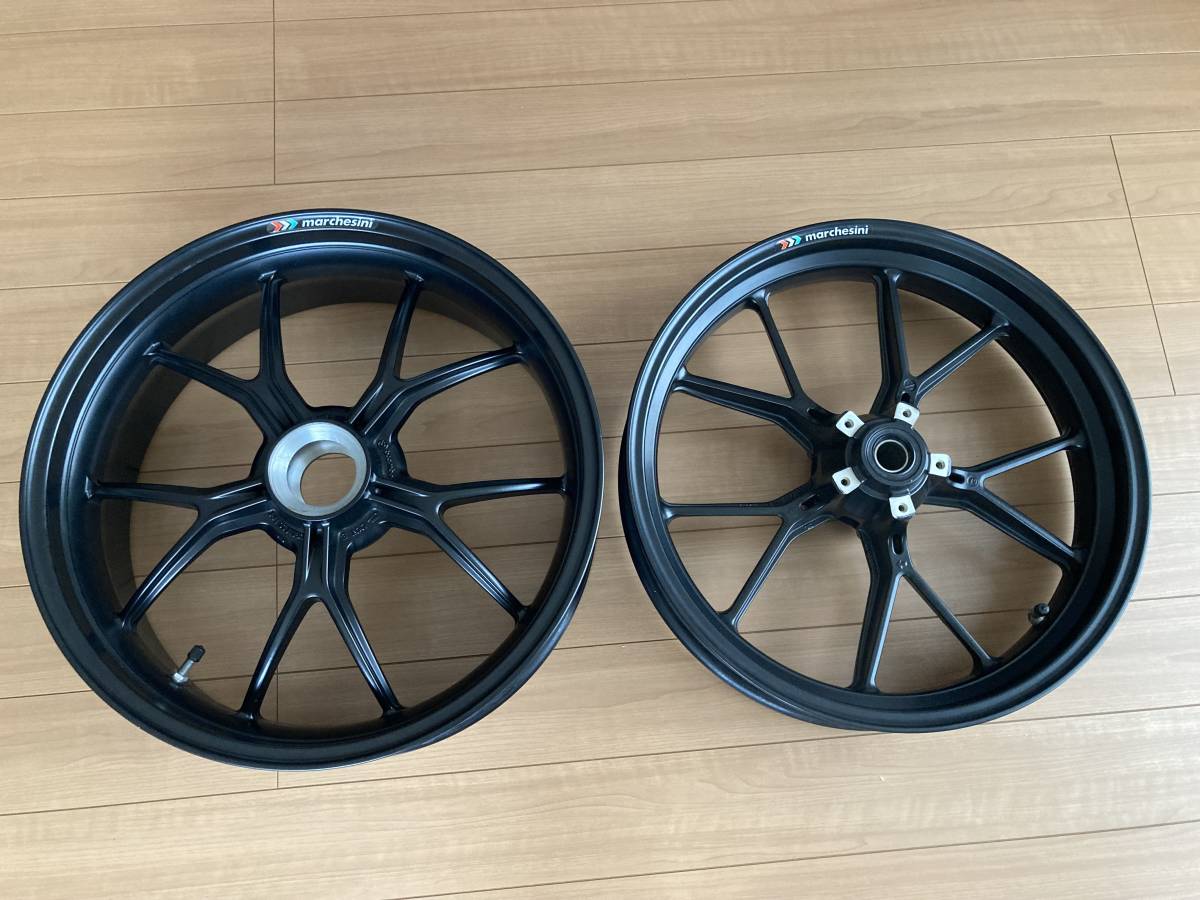 DUCATI 1098S純正フロントホイール 17x3.50 マルケジーニ DUCATI 1098 純正マルケジーニ ホイール 前後セットの入札履歴 - 入札
