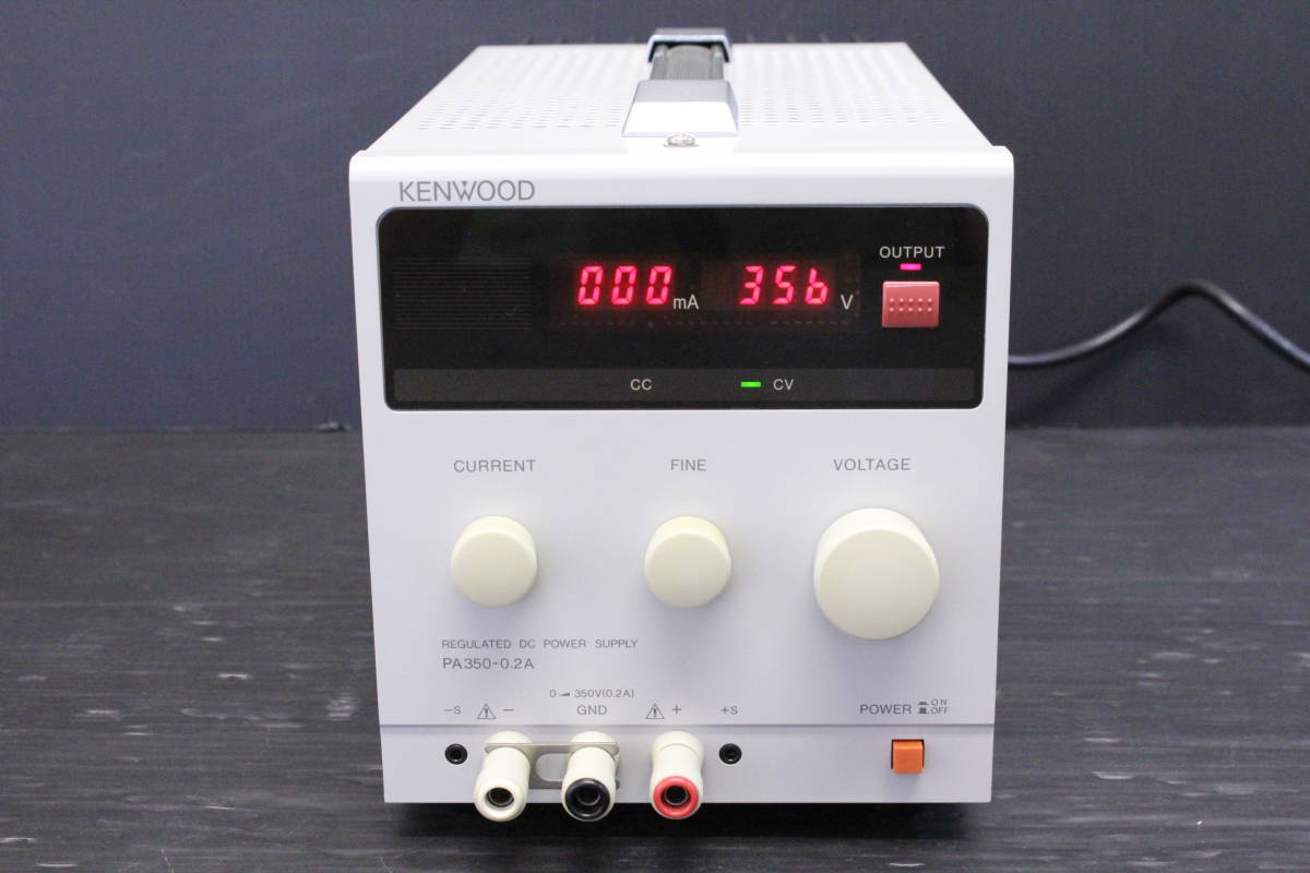 KENWOOD PA350-0.2A 定格出力保証 動作品 直流安定化電源 TEXIO