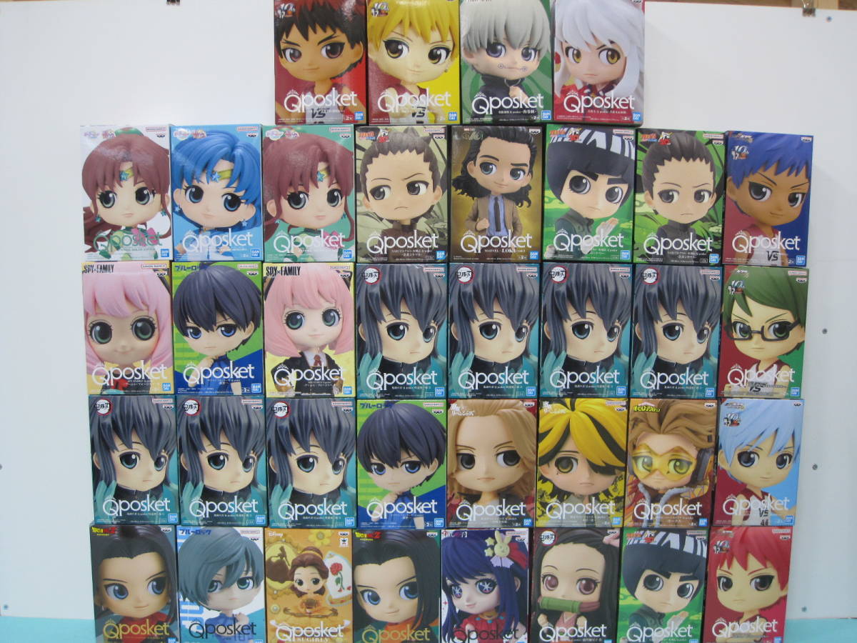 084）未開封 Qposket フィギュア 36体 まとめ プライズ 東リベ/チェンソーマン/ブルーロック/鬼滅/BTS 等 084)未開封 フィギュア 36体 まとめ プライズ Qposket キューポス