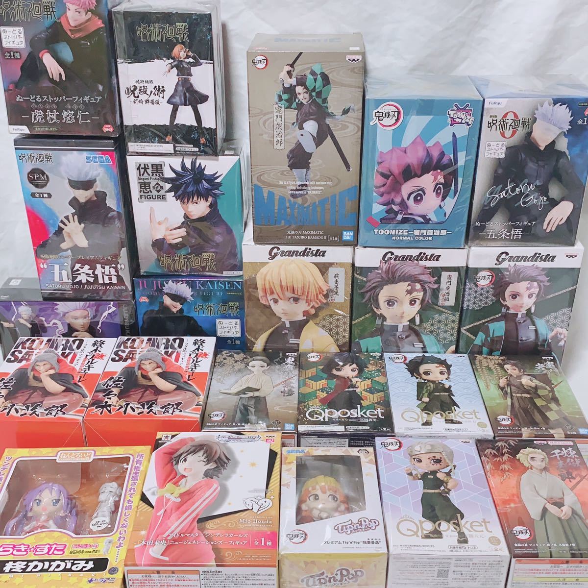 SEGA BANDAI フィギュア 鬼滅の刃 呪術廻戦 らき☆すた 終末のワルキューレ アイドルマスターシンデレラガールズ 23個まとめ F-01