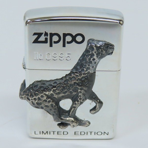 ZIPPO/ジッポー LIMITED EDITION アニマル立体メタル貼り 限定 